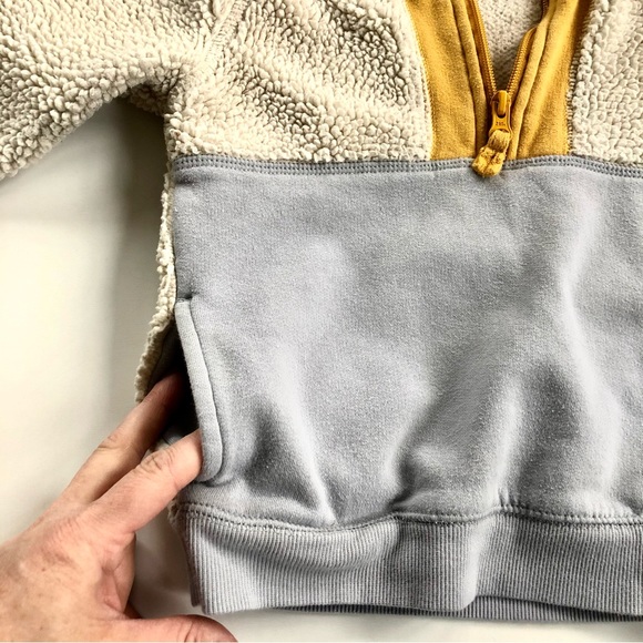 Cat & Jack Colorblock Fleece and Sherpa 1-4 Zip Size Toddler Boys 3T - Picture 5 of 9